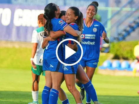 Cruz Azul femenil goleó a Santos Laguna y se metió en puestos de Liguilla