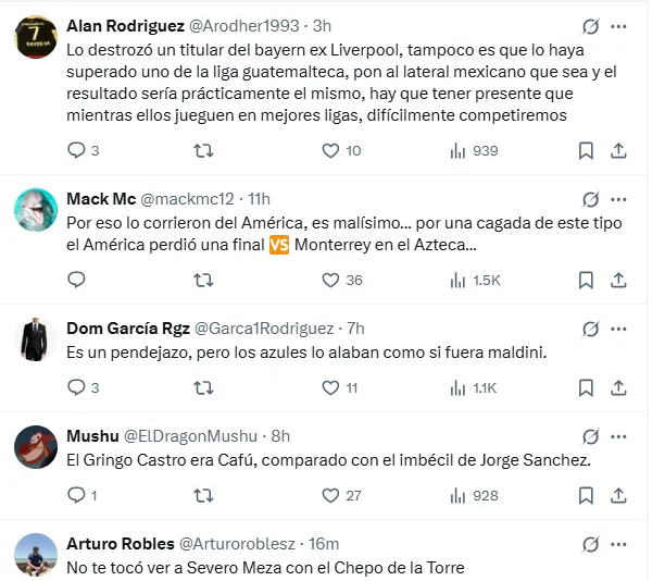 Comentarios contra Sánchez