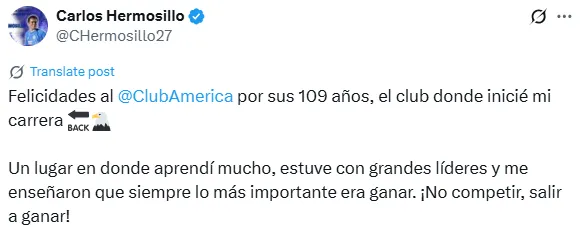 Mensaje de Hermosillo en redes
