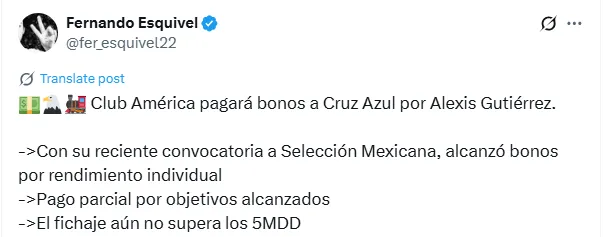 Información de 365 Scores (X Fernando Esquivel)