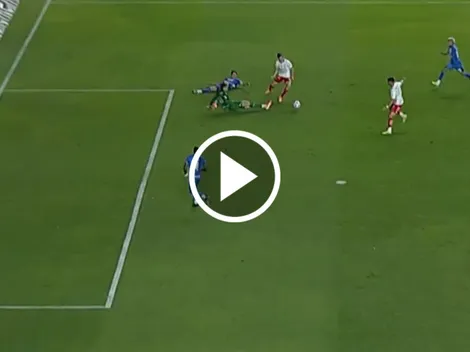 Kevin Mier evitó el error de Piovi con una gran doble atajada