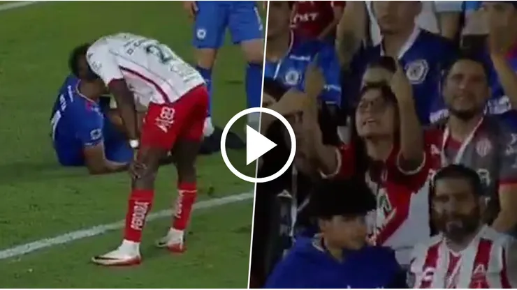 Cambindo falló contra Cruz Azul y no lo perdonaron.
