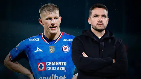 Mateusz Bogusz no encuentra lugar con Nicolás Larcamón en Cruz Azul.