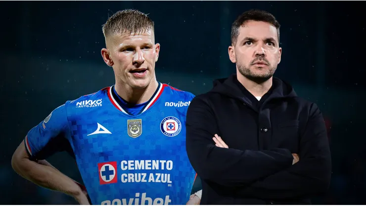 Mateusz Bogusz no encuentra lugar con Nicolás Larcamón en Cruz Azul.