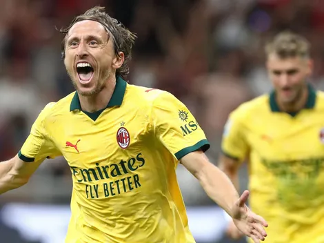 Modric y su regalo a Santi Giménez en su primer día en el Milan