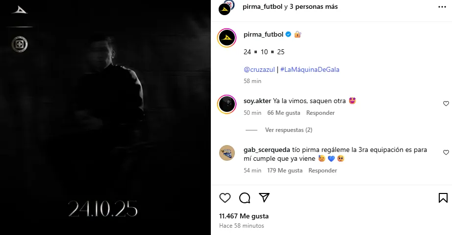 Publicación de Cruz Azul