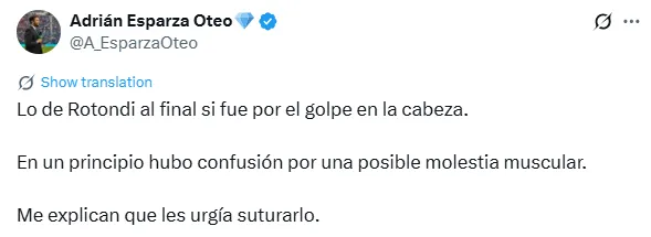 Información del periodista Adrián Esparza Oteo