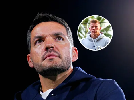 El mensaje con doble sentido de Nicolás Larcamón para Mateusz Bogusz