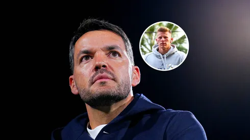 El mensaje con doble sentido de Nicolás Larcamón para Mateusz Bogusz