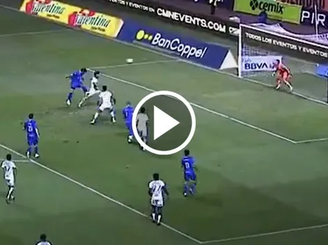 Toro Fernández y su golazo de cabeza ante Pumas