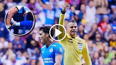 El argentino dio una dura patada a López.