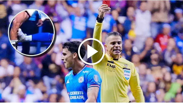 El argentino dio una dura patada a López.