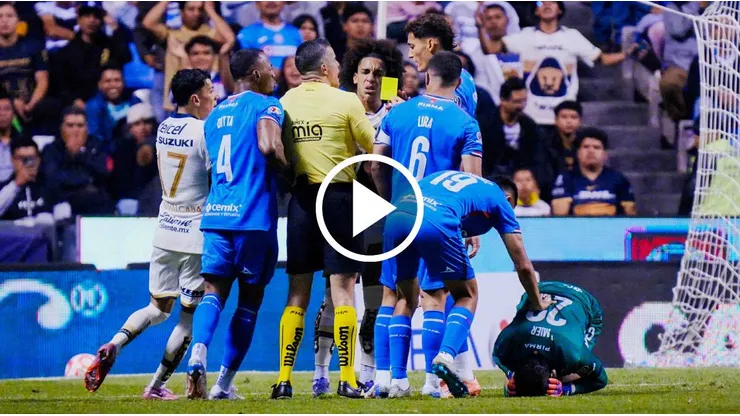 Cruz Azul cayó ante Pumas en Puebla y dejó escapar el liderato general de Liga MX.
