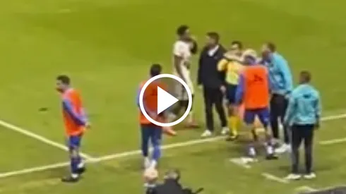 El entrenador de Cruz Azul no daba crédito a la inacción de los jueces del encuentro pesar de la gravedad de la jugada.