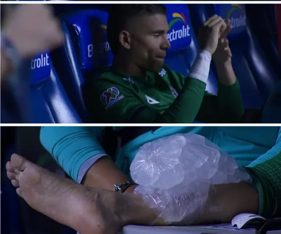 Así estaba Mier en el banquillo