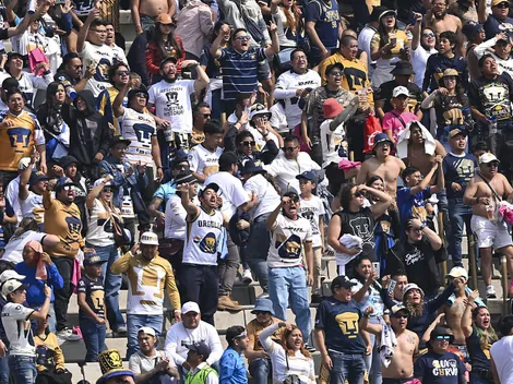 Afición de Pumas carga contra Cruz Azul por Carrasquilla