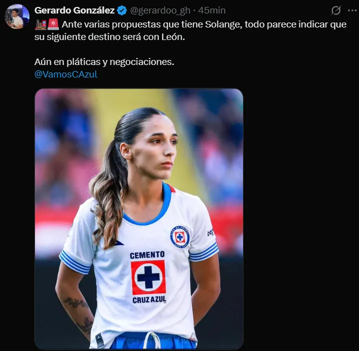 Solange Lemos jugaría en León. (X)