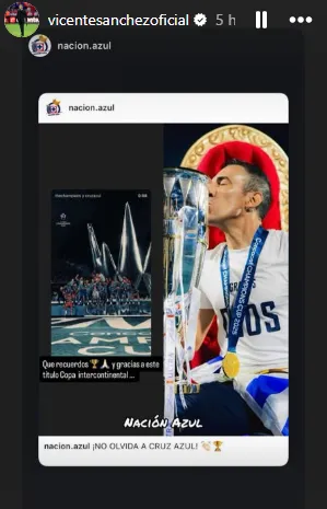 Mensaje de Sánchez en IG