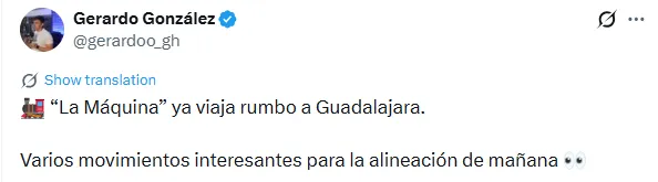 Información de Gerardo González