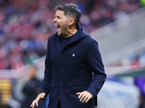 Larcamón mantiene los pies en la tierra y elogia a Gudiño