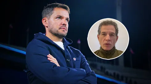 Nicolás Larcamón fue retratado por Javier Alarcón por incluir a dos referentes que no tuvieron buen nivel.