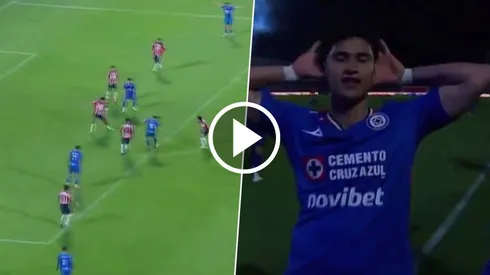 Jeremy Márquez y el gol que le dio vida a Cruz Azul.