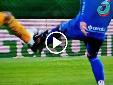 La temeraria entrada sobre Omar Campos que no fue ni amarilla