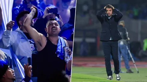 La afición de Cruz Azul mostró su descontento con el nivel del equipo de Nicolás Larcamón.