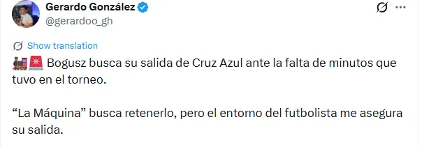 Información de Gerardo González