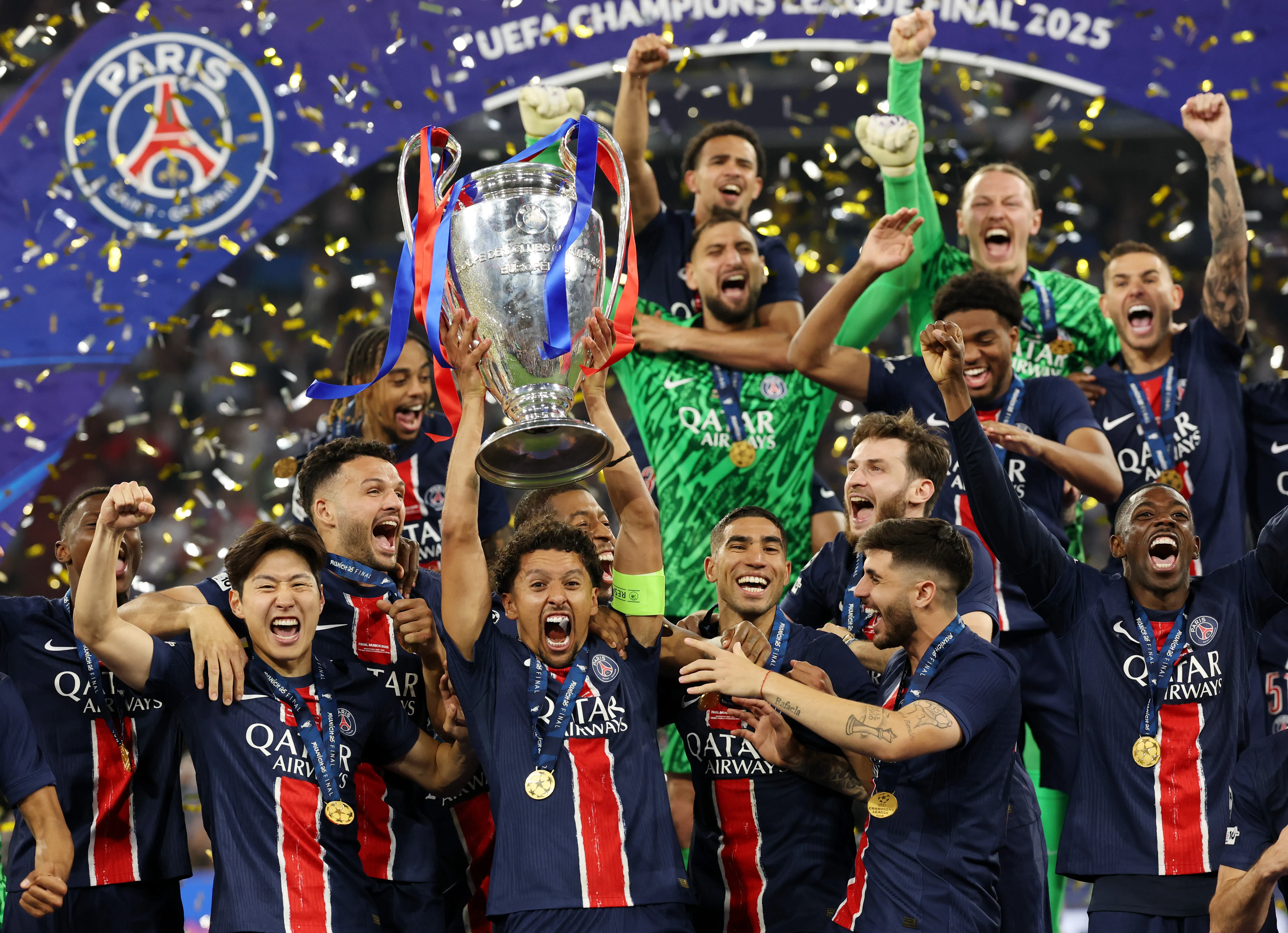 Paris Saint-Germain espera en la final de la Intercontinental. (Getty Images)