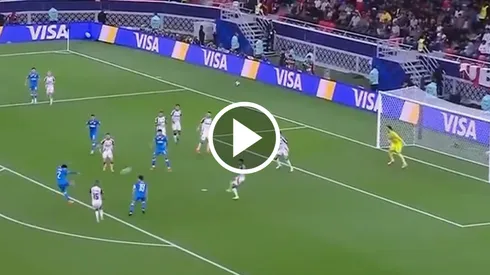 Jorge Sánchez anotó el 1 a 1 ante Flamengo con una volea.