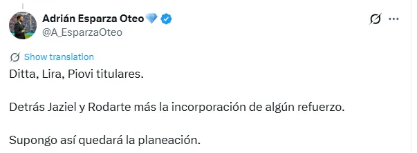 Información de Adrián Esparza Oteo