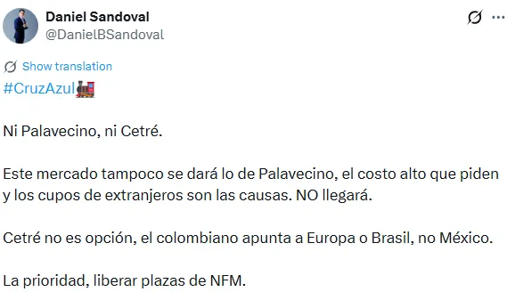 Información de Daniel Sandoval