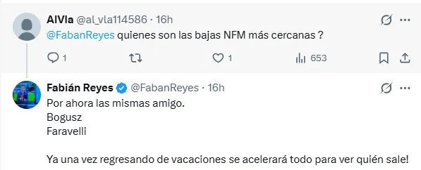 Información de Fabián Reyes