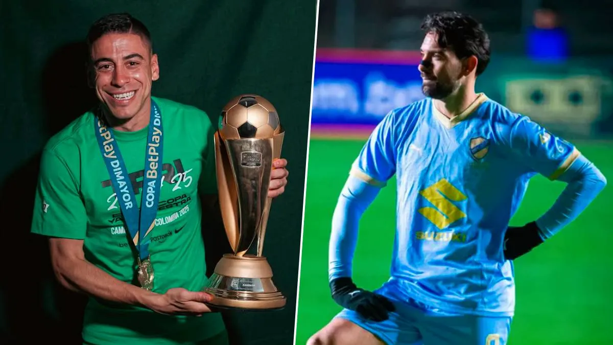 El contraste entre el presente de Camilo Cándido y Martín Cauteruccio. (Instagram / Edición)