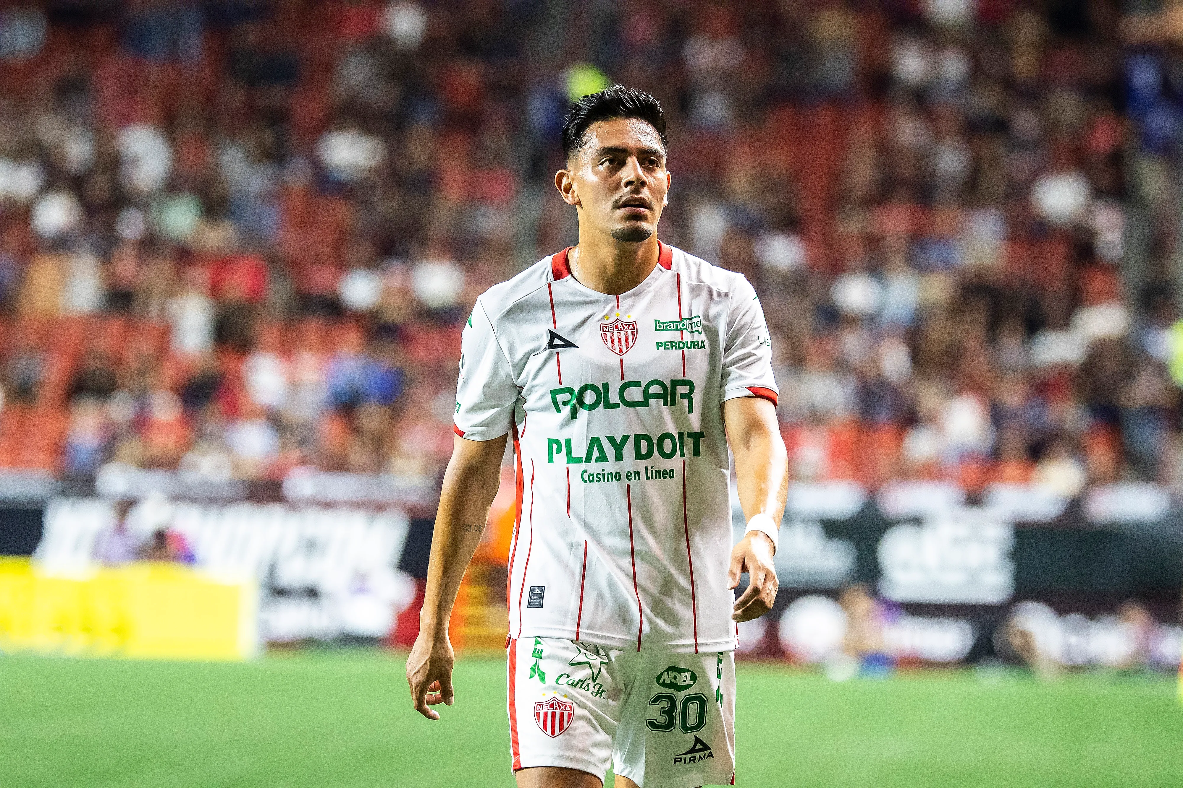 Ricardo Monreal marcó 3 goles en 18 partidos con Necaxa esta temporada. (Getty Images)