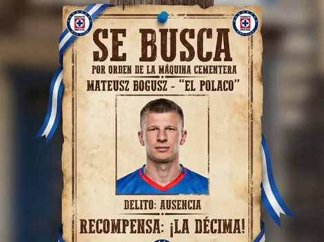 ¿Dónde está? Mateusz Bogusz volvió a ausentarse en Cruz Azul