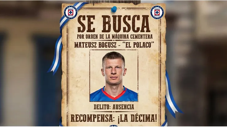 ¿Dónde está? Mateusz Bogusz volvió a ausentarse en Cruz Azul