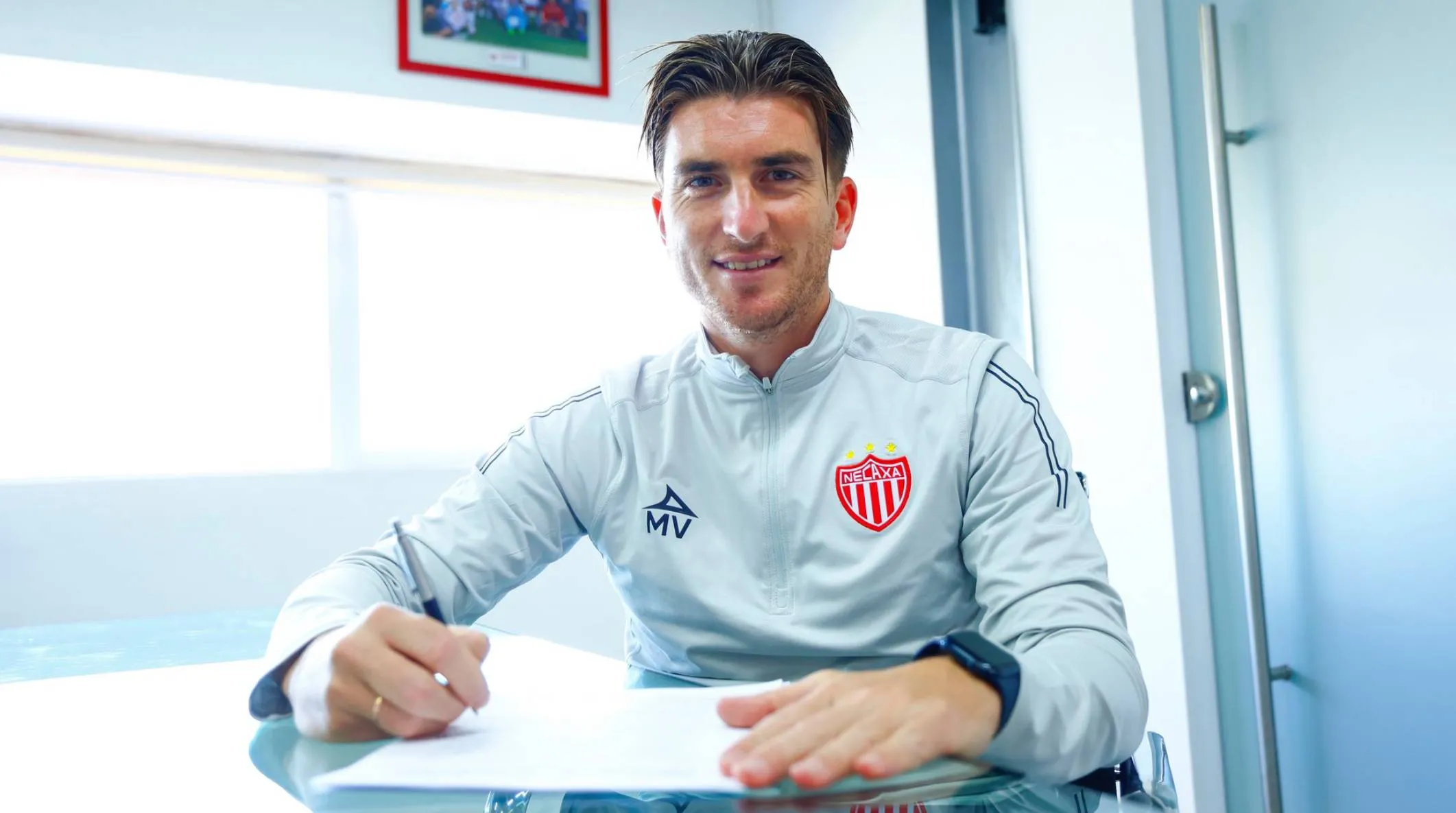 Martín Varini asumió como DT en Necaxa en diciembre. (Twitter Necaxa)