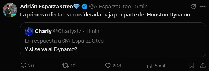 Houston vino por Bogusz y Cruz Azul respondió. (@A_EsparzaOteo)