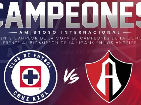 Cruz Azul anunció que jugará contra Atlas un amistoso en Estados Unidos