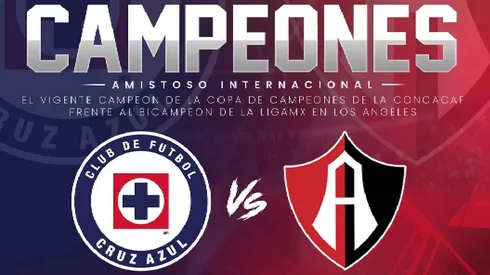Cruz Azul anunció que jugará contra Atlas un amistoso en Estados Unidos