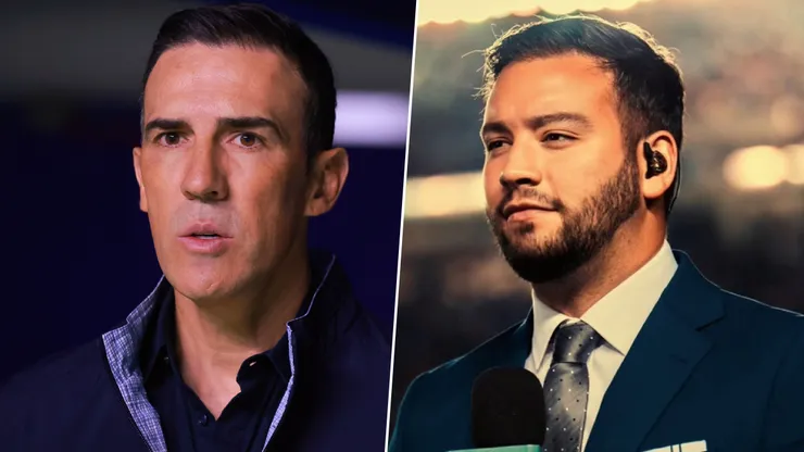 Adrián Esparza y un tirito a Vicente Sánchez.