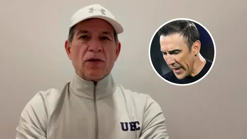 Javier Alarcón le tiró a Vicente Sánchez.