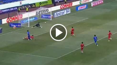 Gol del Toro Fernández ante Puebla.