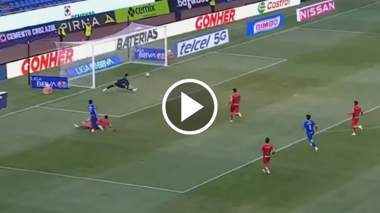 Gol del Toro Fernández ante Puebla.