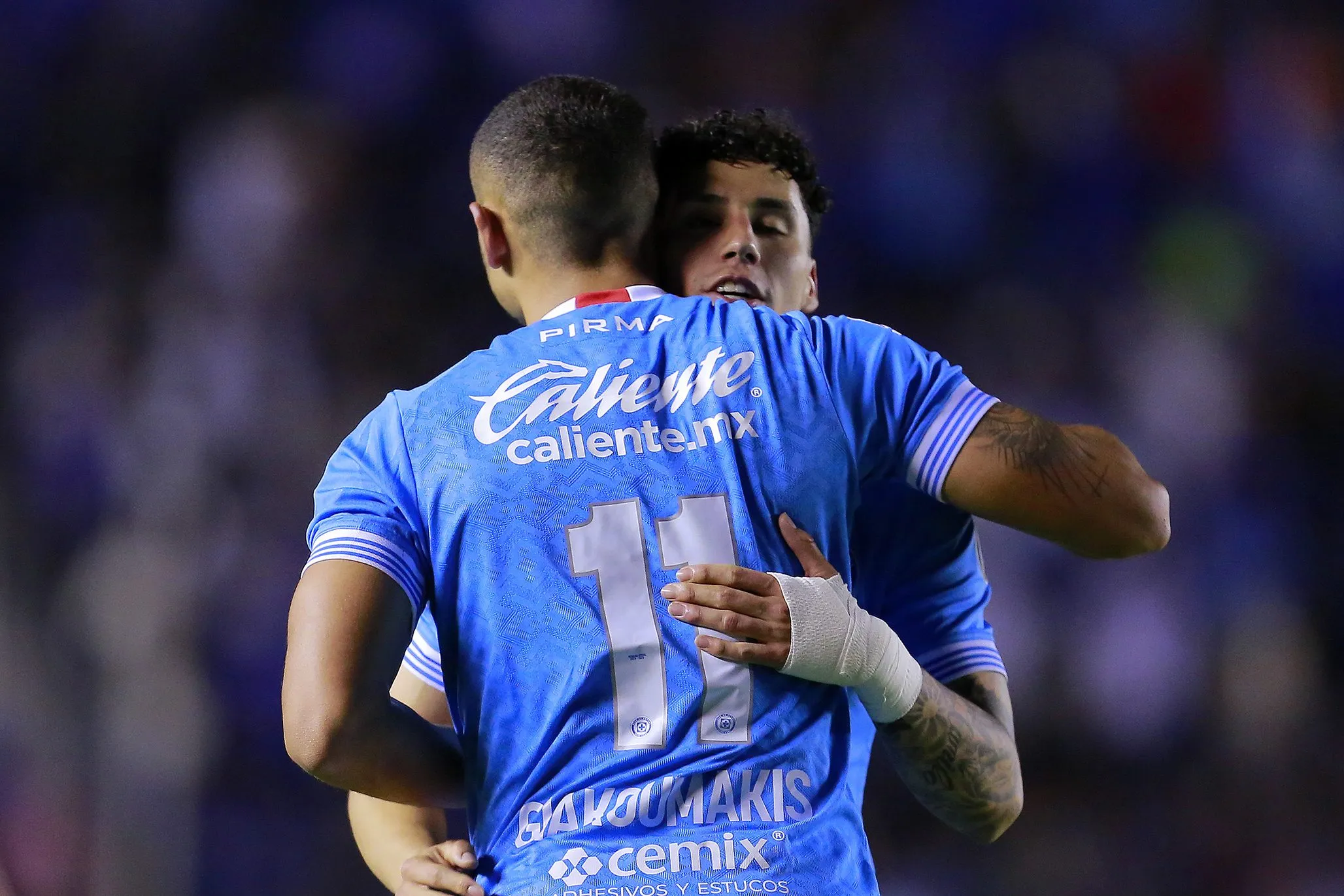 Giakoumakis conversó con Jorge Sánchez por PAOK. (JAM Media)