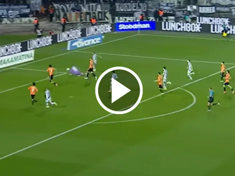 Gol 'a lo Ronaldo' de Giakoumakis que hace líder al PAOK