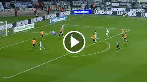 Giorgos Giakoumakis anotó su undécimo gol con el PAOK. También buscaría convencer a Jorge Sánchez de firmar por el club griego.
