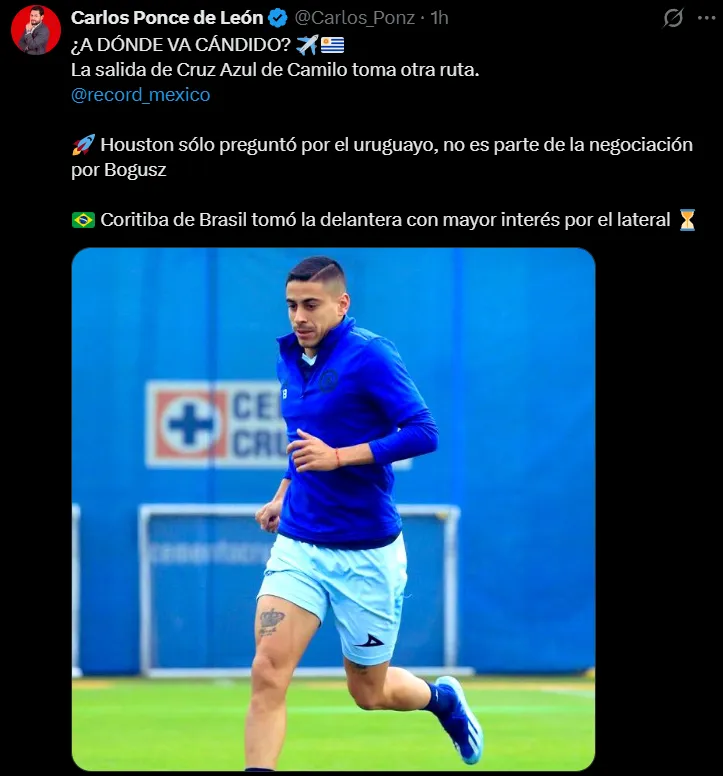 ¿Cándido al Coritiba de Brasil? (@Carlos_Ponz)